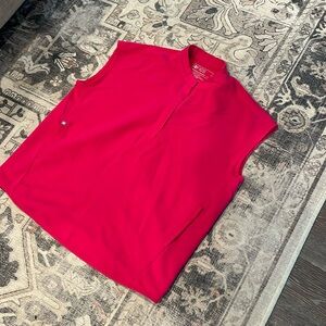 Figs Rafaela top in Ultra Rose